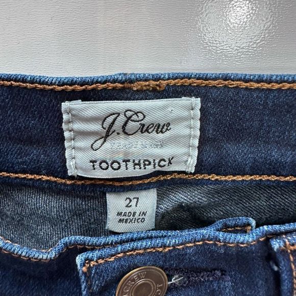 J Crew toothpick skinny jeans 27 - Picture 5 of 6